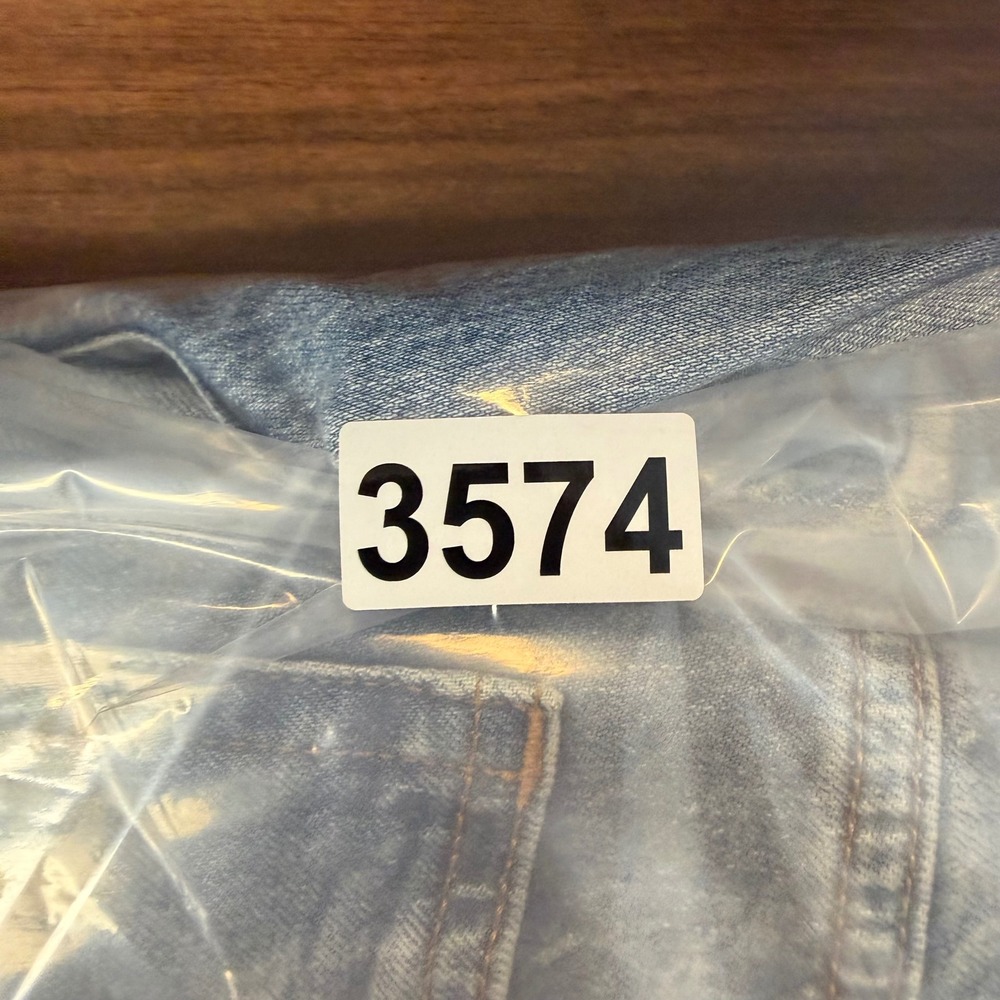J Crew Wide Leg Crop Jeans Women's Size 33T Tall Blue Light Wash Denim Pants - Picture 6 of 6